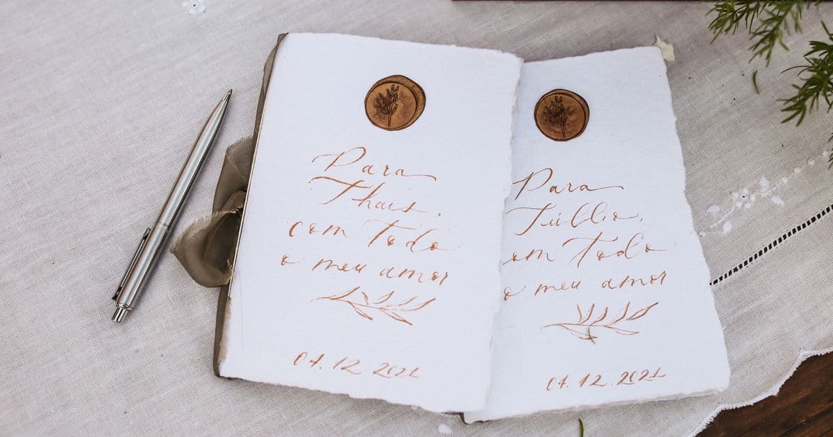 Handwritten wedding invitation wording on elegant stationery — digital wedding invitation wording guide