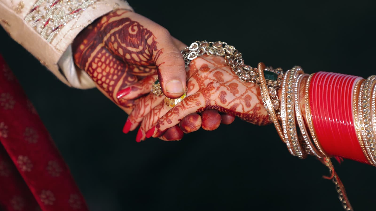 Henna and rings at a family-first roka ceremony invitation online