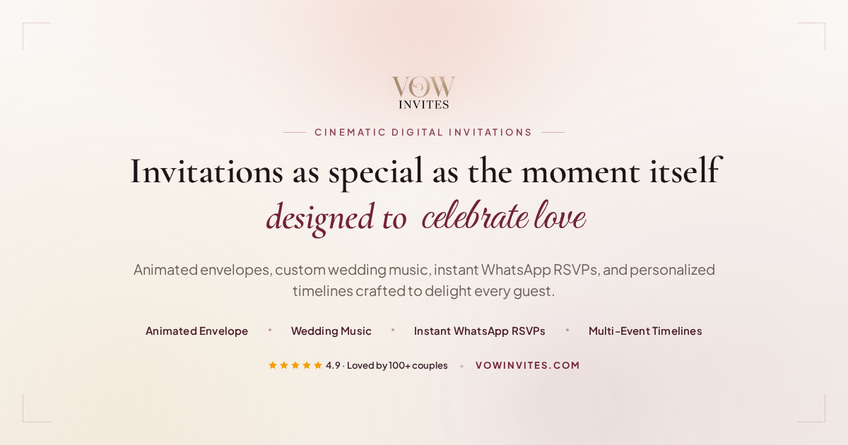 Just crossed 100 in revenue with Vow Invites! 🎉